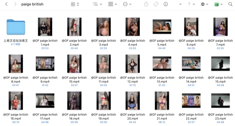 合集 [精挑]OnlyFans女王Paige British：英国波派气功H杯尤物福利【23V+3.9G】