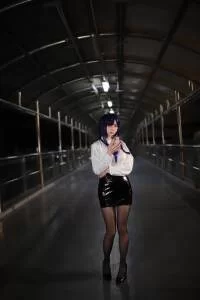 国产coser 上杉绘梨落  雷电将军同人 [58P 487.71 MB]【58P+487M】