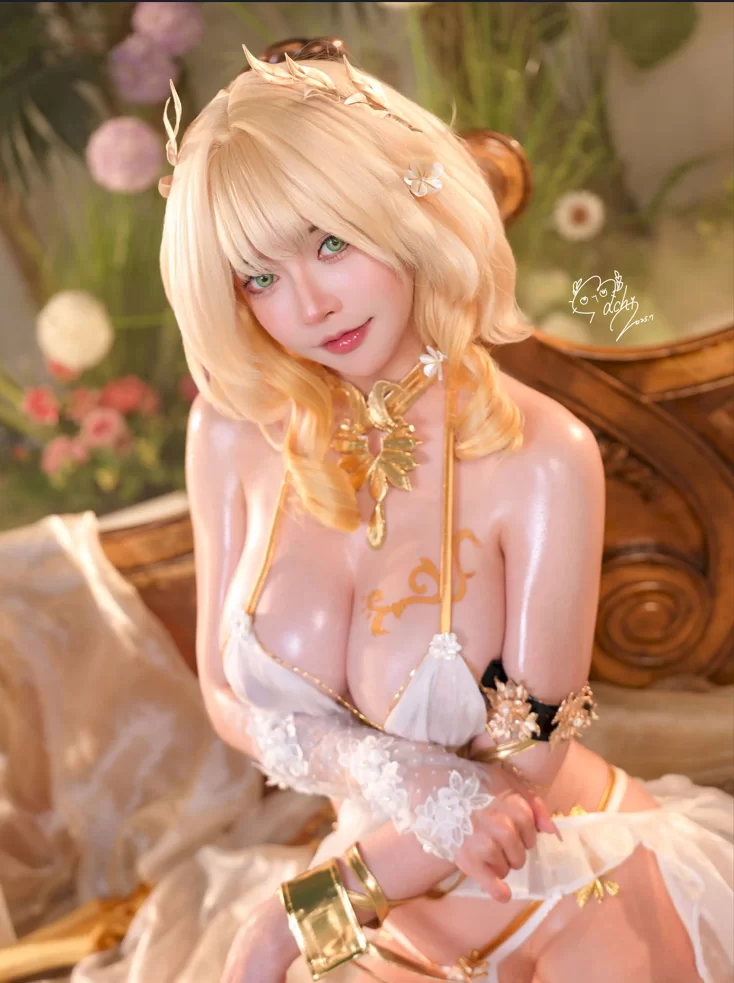 高颜值美女 壁纸 Machi马吉 - Aglaea Bikini 杨晨晨Yome Candy Ball 《Blanc》【15p+30,m】