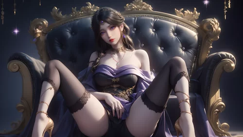 动漫 [AI图包/凡尘神域-倪克斯-红缨/国漫壁纸4K/18+]高质量精品【1+442M】