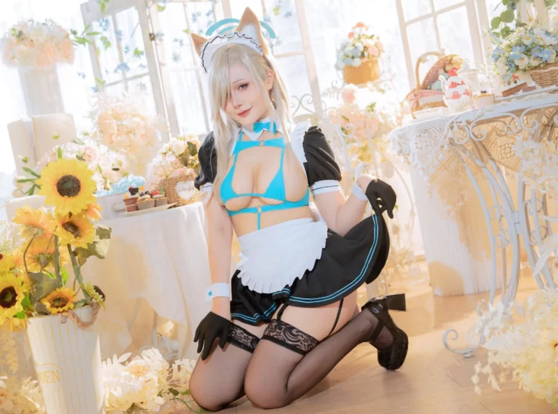Cosplay 三刀刀miido_一之濑明日奈 女仆 [26P]【26P+350m】
