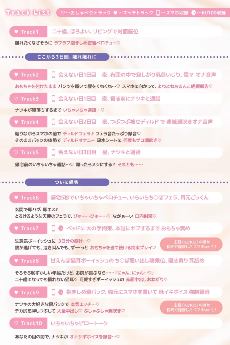 ASMR [繁中]嚣张夏月性欲高涨中～在外收到帅气女友自慰音，用后入姿势报复并强制娇喘录音【12V+750M】