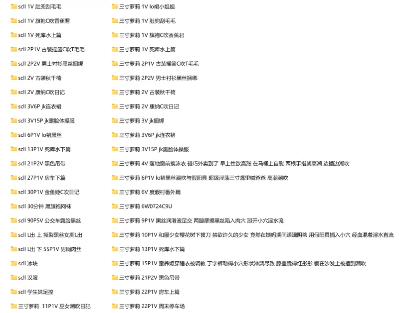国产模特 白虎萝莉 三寸萝莉 105套合集【170v934p+51g】