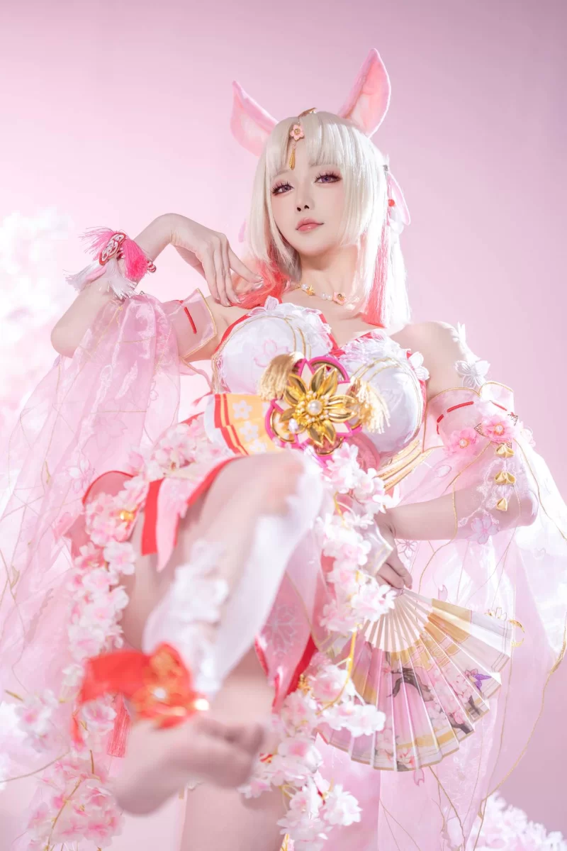 Cosplay 星之迟迟 Vol.223 永劫无间樱云天女[42P-268MB][百度网盘]【42P+268M】