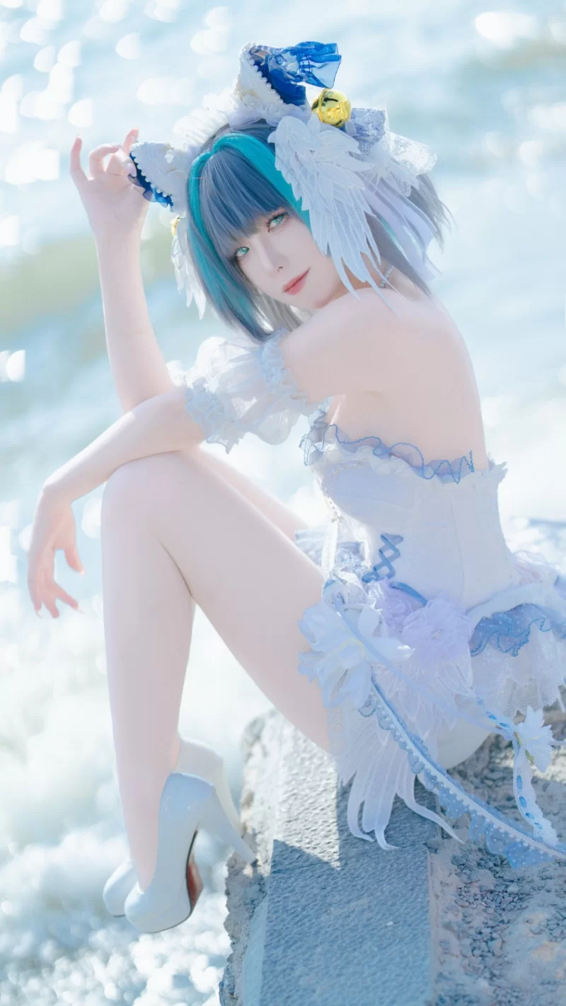 Cosplay 封疆疆v NO.069 碧蓝航线 柴郡小礼服[10P 105M]【10P+105M】