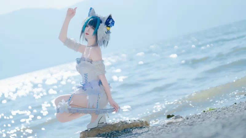 Cosplay 封疆疆v NO.069 碧蓝航线 柴郡小礼服[10P 105M]【10P+105M】