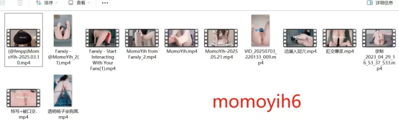 自拍 超绝国产白虎妹子momoyih大合集【81v+41.4g】