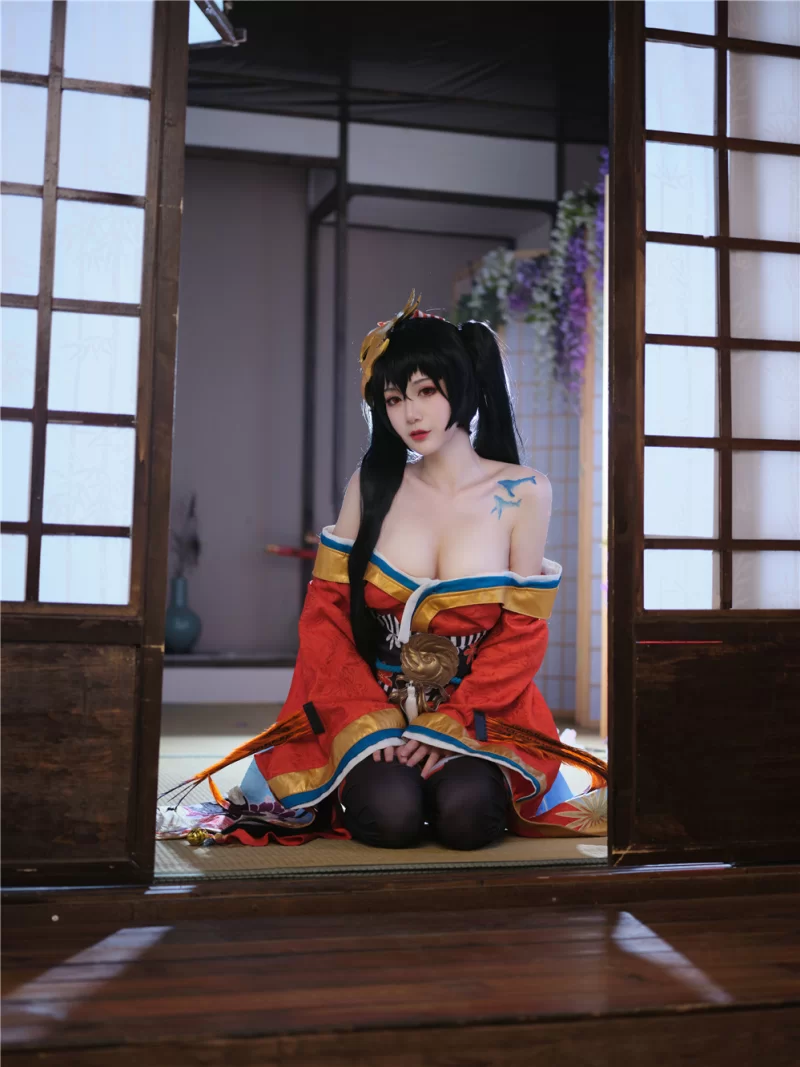 一米八的大梨子 - 碧蓝航线 大凤 和服 [31P-297M]【31p+297m】