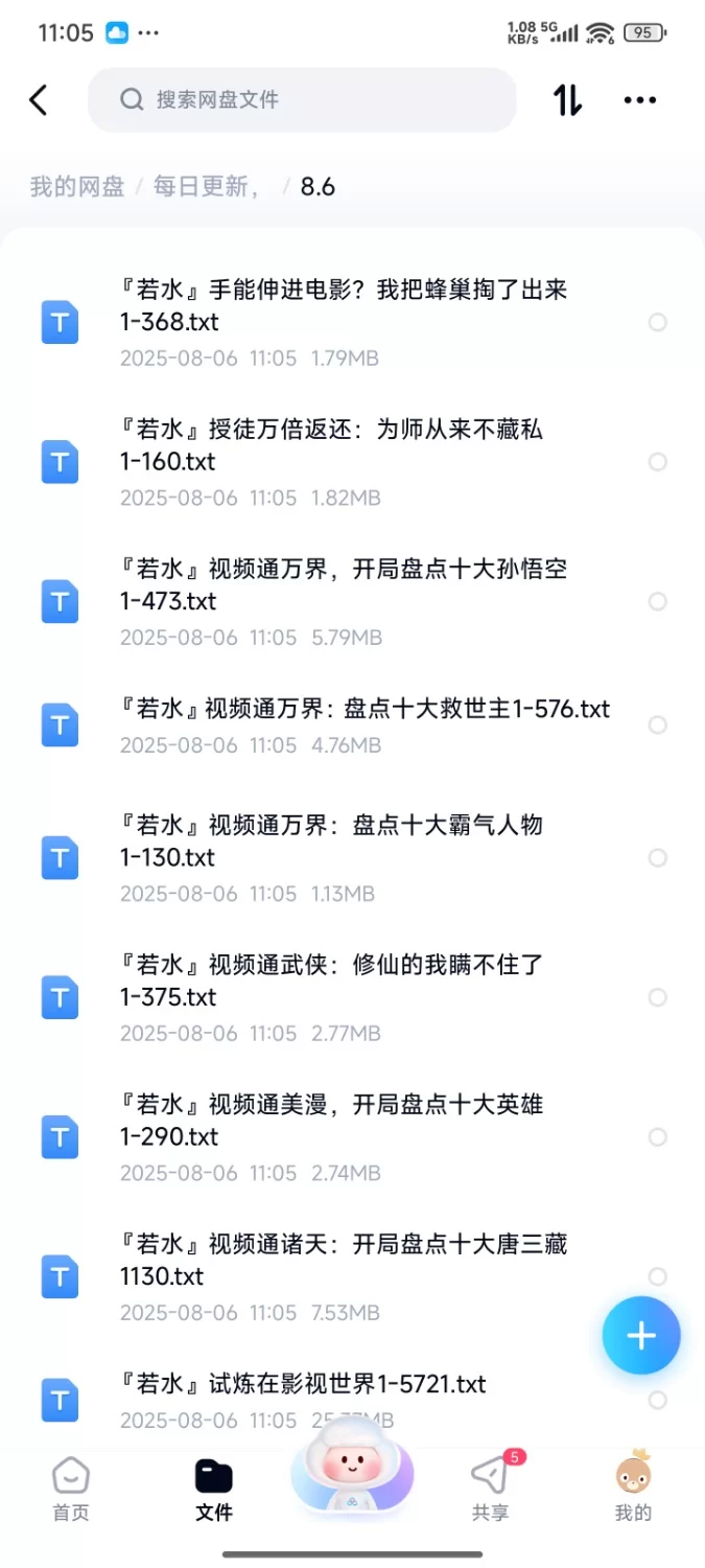 合集 飞卢刺猬猫菠萝包起点次元姬等网站小说合集8.6分享【+165m】