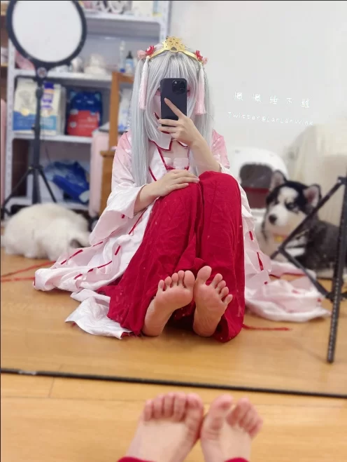 Cosplay [cosplay写真]全露cos无毛-懒懒睡不醒｜白虎嫩萝莉cos《千【1+31.2M】
