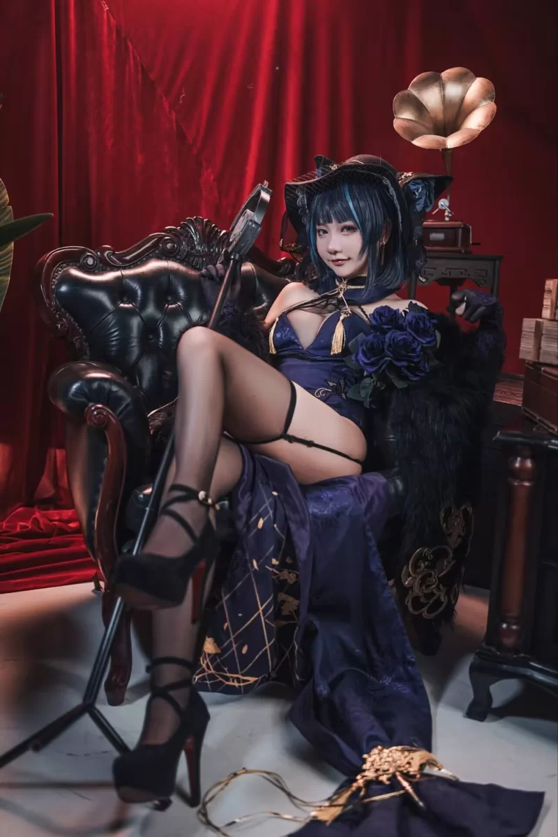 国产coser 是一只熊仔吗柴郡_音乐绚烂_[25P-77MB]【25P+77M】