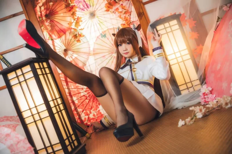 国产coser 焖焖碳 - 碧蓝航线 樫野【30P+564M】