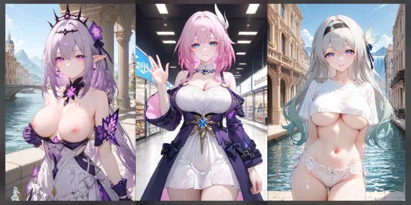 动漫 [AI-Generated]角色X9 [brightsky]【439p+1.2g】