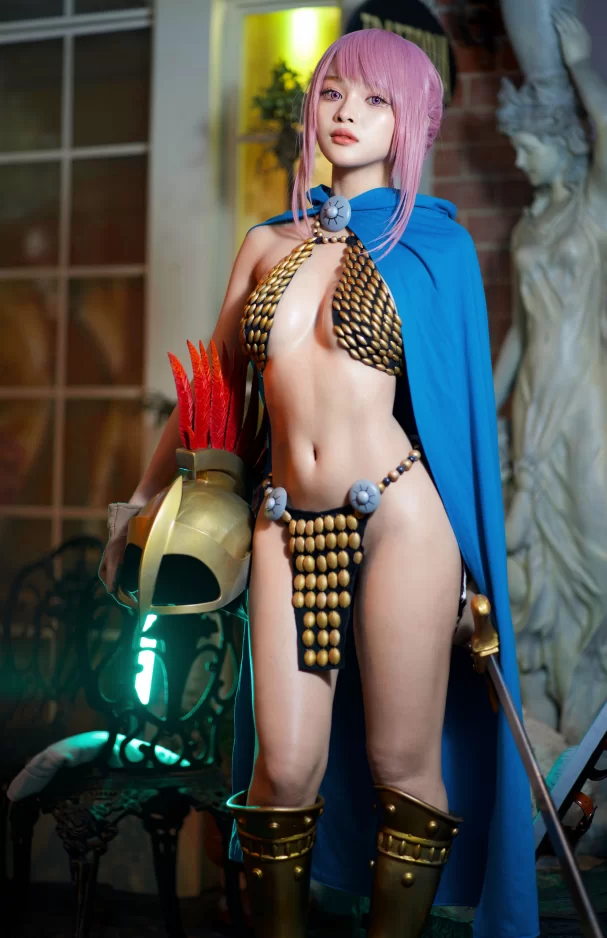 Cosplay Miho美保_海贼王 蕾贝卡 [46P]【46P+400m】
