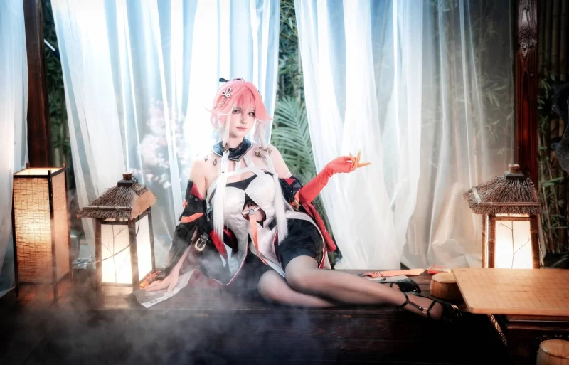 国产coser 49寫真 & Cosplay 前羽rr - 今汐长离【p46+30m】