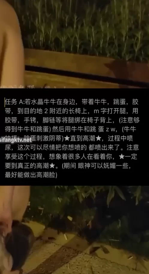 福利姬 [转载搬运] 户外调教母狗『7酱』戴上狗尾巴马路中央紫薇【28v+872】