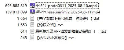 日韩主播 주여닝-podo0311_2025-08-10【2v+795M】