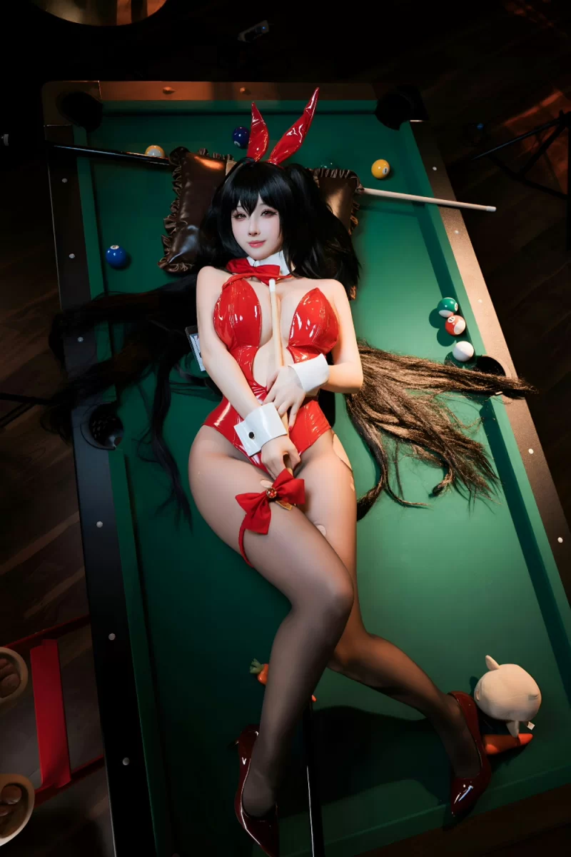 Cosplay rioko凉凉子 碧蓝航线 大凤 台球助教【50P+484M】