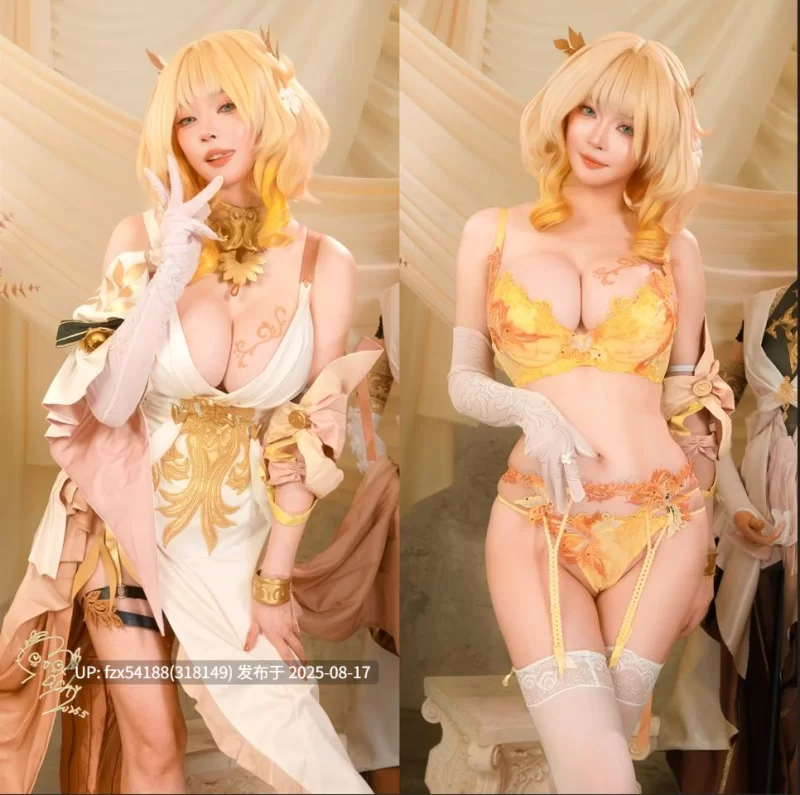 Cosplay Machi馬吉 cosplay 阿格莱雅 - 崩坏星穹铁道【1+172M】