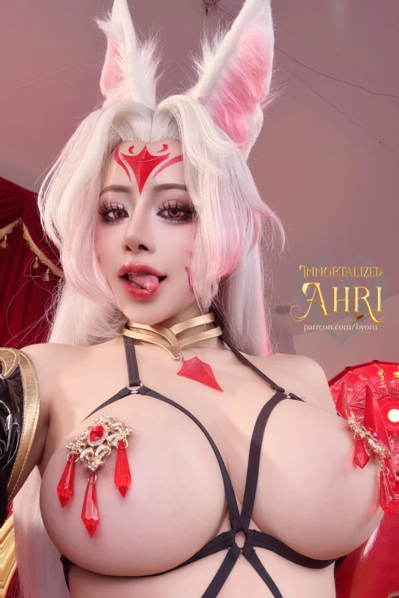 Cosplay Byoru - Immortalized Legend Ahri【54p+16v+2.5g】