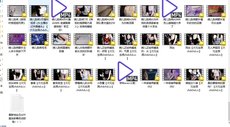 ASMR 斗鱼 婉儿别闹 ASMR 定制合集 更新至25年6月底【263V+63G】