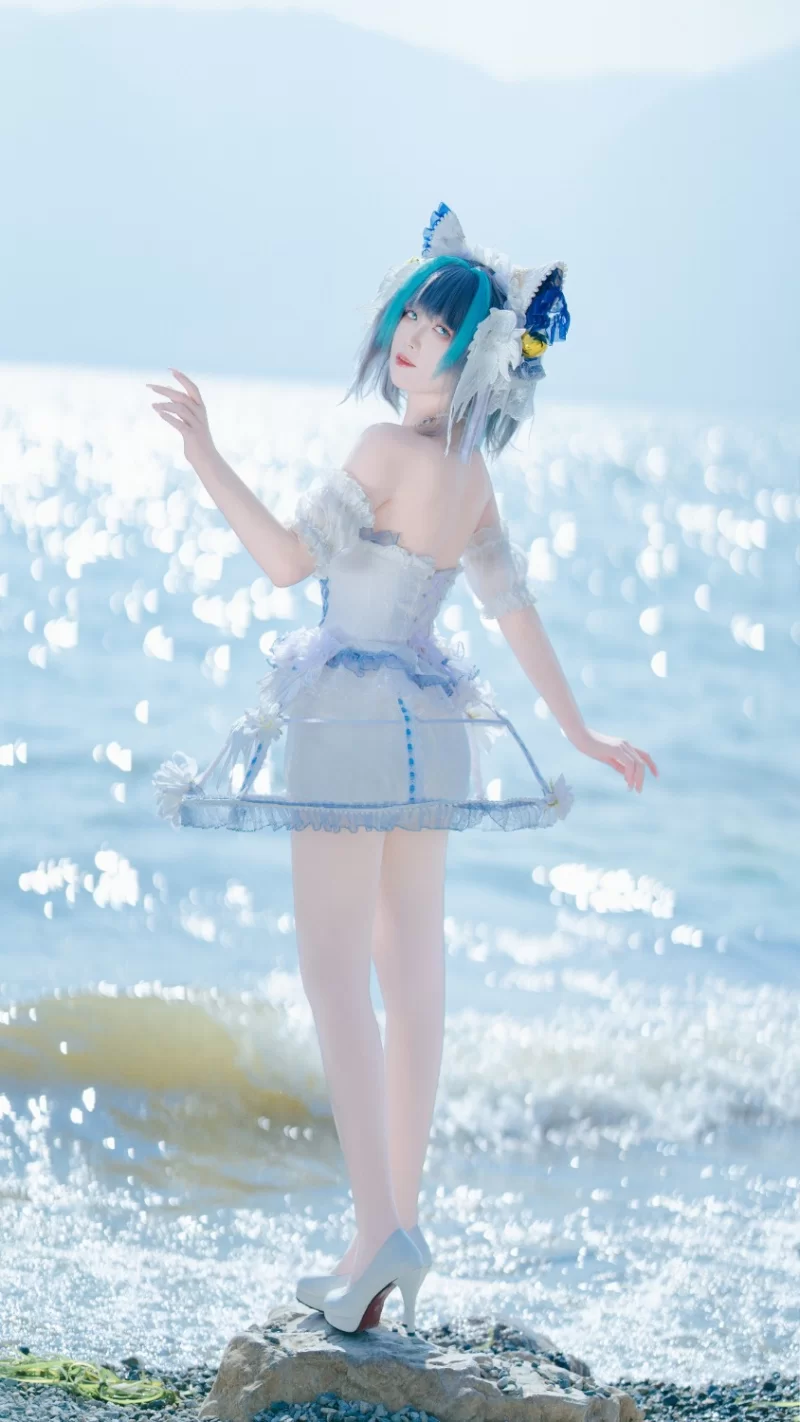 Cosplay 封疆疆v NO.069 碧蓝航线 柴郡小礼服[10P 105M]【10P+105M】