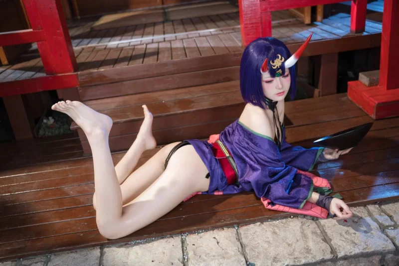 国产coser 九柒喵 - 酒吞童子 原皮 (FGO)【91P+784M】