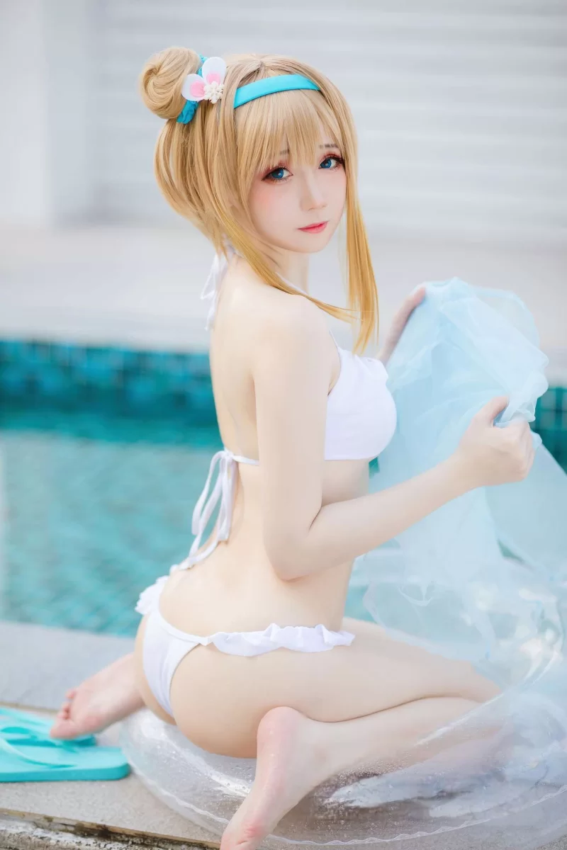 Cosplay 焖焖碳 Vol.038 少女前线 索米 泳装 [46P-150M][百度网盘]【46P+150M】