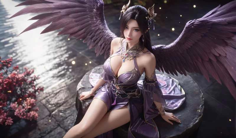 虚拟人 [图包]墨迹国漫女神长生界-燕倾城297p（4k荤素）【297p+785M】