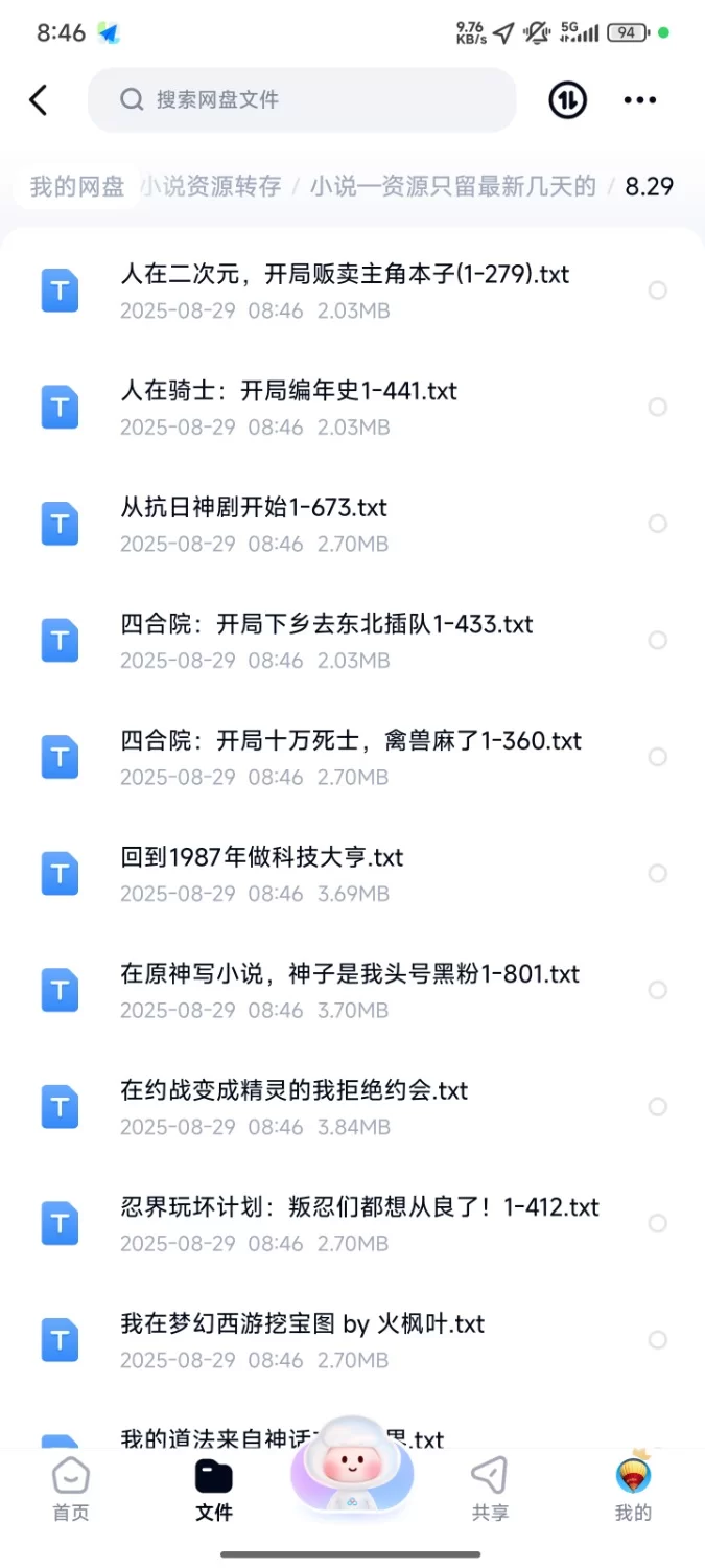 合集 飞卢刺猬猫菠萝包起点次元姬等网站小说合集8.29分享【+75】