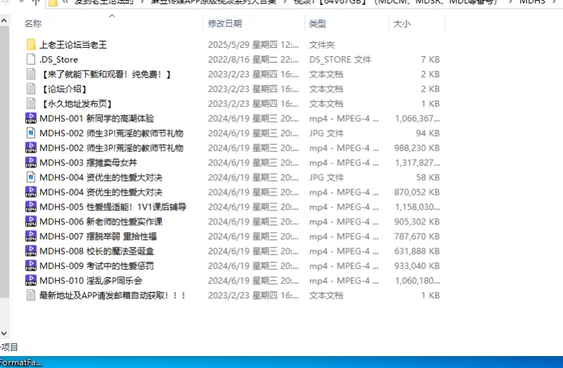 合集 麻豆传媒APP原版视频系列大合集-视频一MDHS系列合集【10V+9.2G】