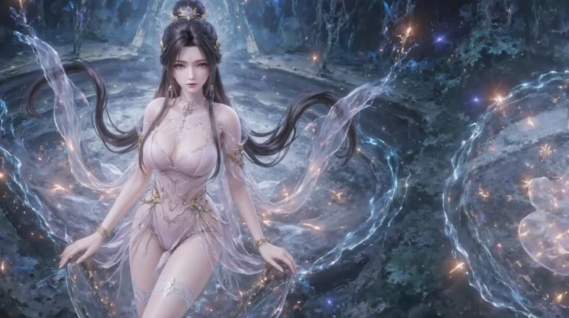 动漫 [AI图包]国漫女神们的柔飒交织×神性与性感对冲 4K大图【1+322M】