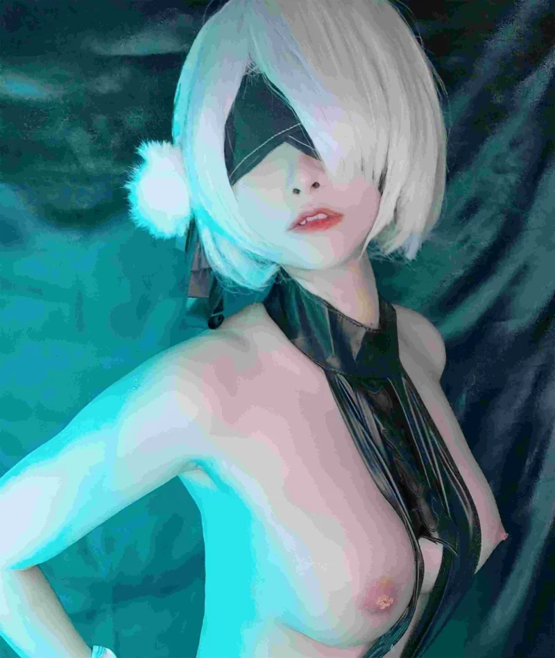 国产coser Meenfox - 2B 和 吹雪 - 《尼尔：机械纪元》与《一拳超人》4K【1+313M】