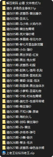 动漫 AI 动漫 清白合集 多角色【np+6.1G】