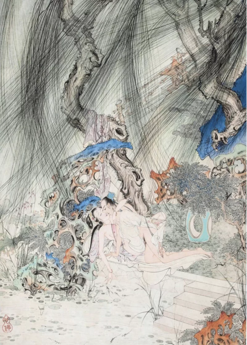 古典武侠玄幻 《新刻绣像批评金瓶梅》（齐鲁书社版）彩色插图【+187M】