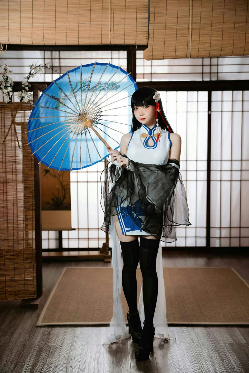 国产模特 焖焖碳 NO.043 碧蓝航线 逸仙 [23P-338MB]【23P+338MB】