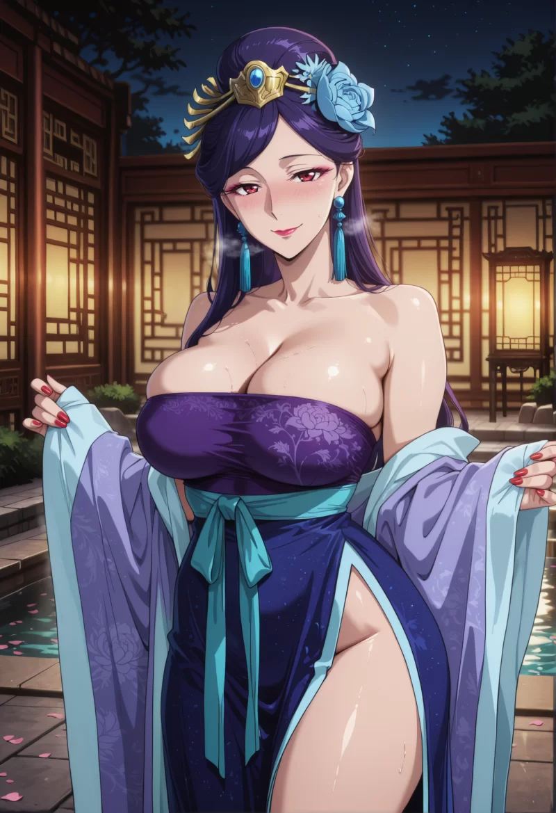 动漫 Meowu laha _ - Lihua ︱ Moonlit Lotus Pond ︱ P1 _ (Patreon) [AI Generated]【71p+247mb】