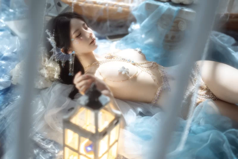 国产coser 畐利姬〃橙子喵酱穹妹旗袍 & 穹妹体操服 人鱼  甘雨 麻衣cos【388p+140m】