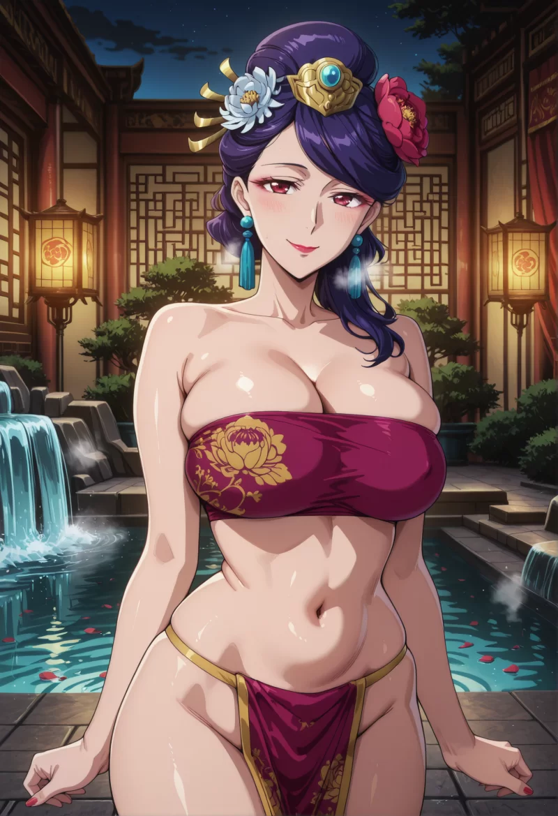 动漫 Meowu laha _ - Lihua ︱ Moonlit Lotus Pond ︱ P1 _ (Patreon) [AI Generated]【71p+247mb】