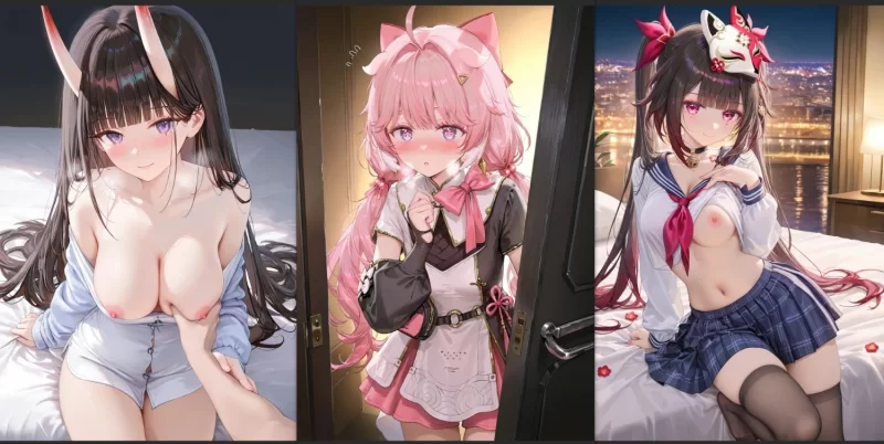 有撸点 [AI-Generated]角色X9 [丶黑谷雨泽]【594P+1.57G】