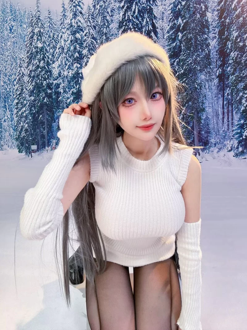 国产coser Shika小鹿鹿 - 麻衣学姐【25P+418M】