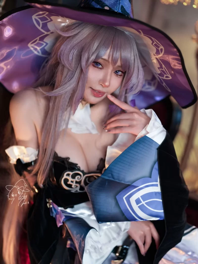 国产coser #Machi馬吉_大黑塔 The Herta [71P-121MB]【71P+121M】