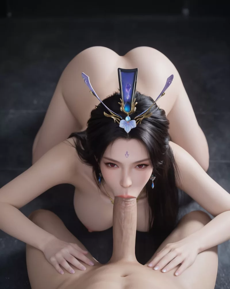 虚拟人 [图包]墨迹国漫女神遮天-紫霞233p+2v（4k荤素）【233p+2v+764m】