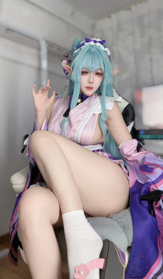 美腿/足控 九言_梦见月瑞希 [30P+6V]【30P+6V+750m】