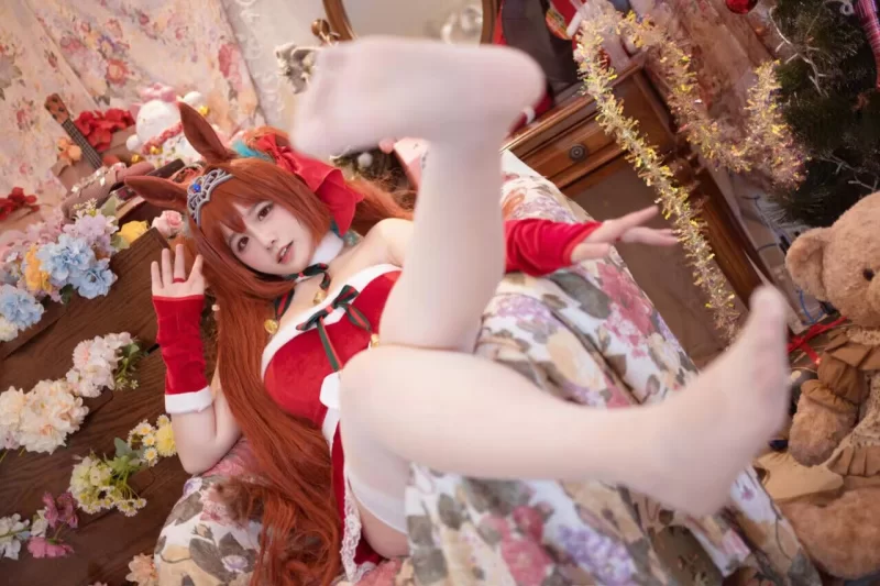 国产coser 阿半今天很开心 - 赛马娘 大和赤骥 绯红的星落之夜【48P+938M】