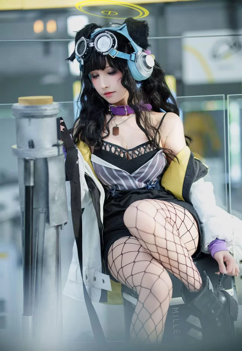 国产coser 一千只猫薄禾 - 蔚蓝档案 猫冢响【18P+191M】