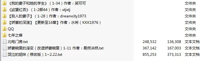 绿帽绿奴 分享一些好看的绿帽，胁迫，换妻之类的26本【+7.5M】