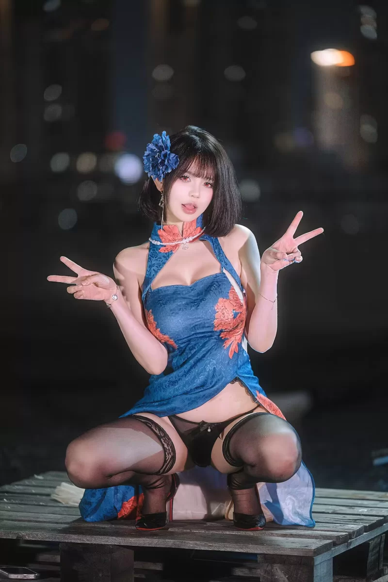 国产coser Tina很妖孽呀 - 碧蓝航线 建武 旗袍【39P+331M】