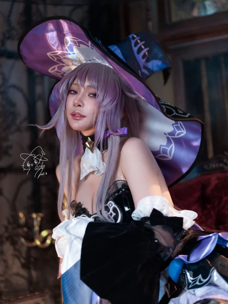 国产coser #Machi馬吉_大黑塔 The Herta [71P-121MB]【71P+121M】