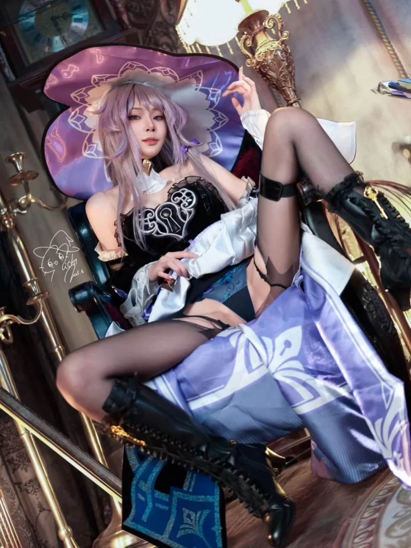 国产coser #Machi馬吉_大黑塔 The Herta [71P-121MB]【71P+121M】